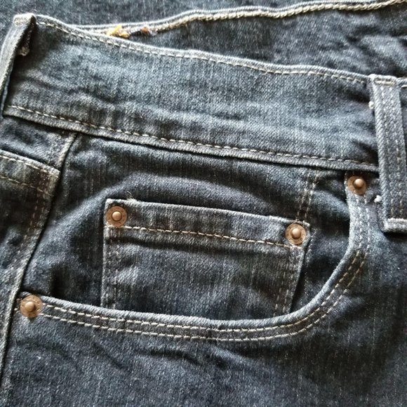 Levi's 505 Jeans Straight Leg Dark Waterless Denim - Picture 7 of 11